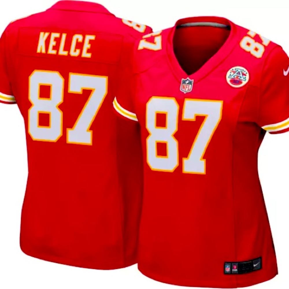 Kansas City Chiefs Travis Kelce #87 Official Nike NFL Game Player Jersey